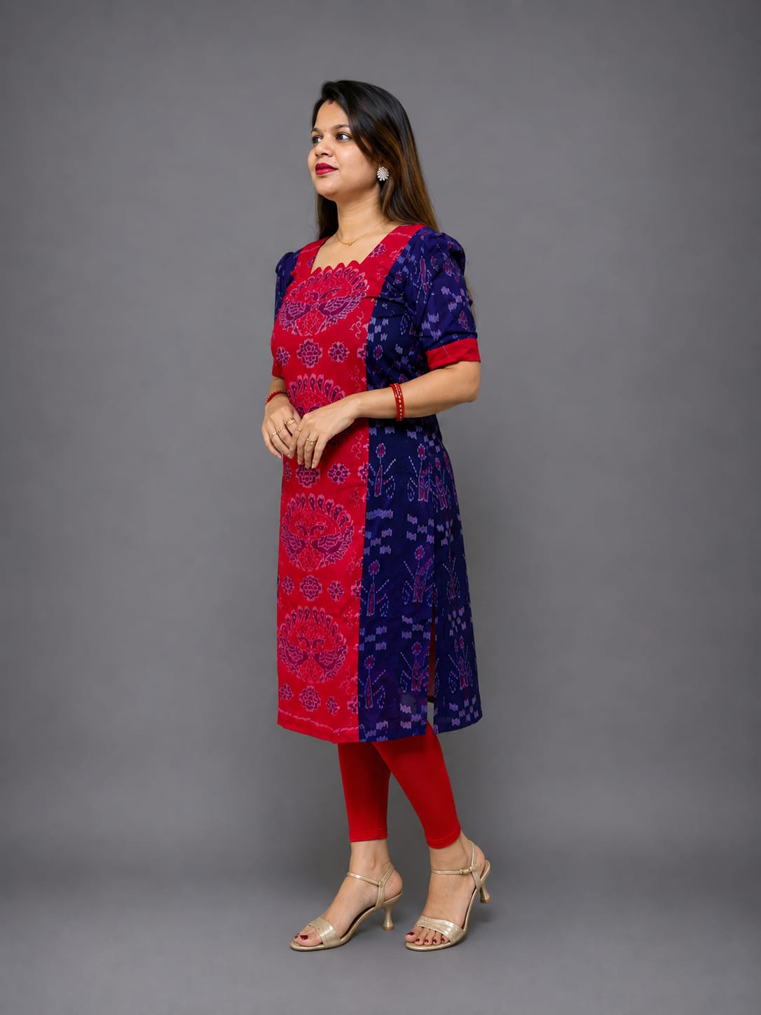 Women’s Sambalpuri Cotton Kurti – Elegant Ethnic Wear