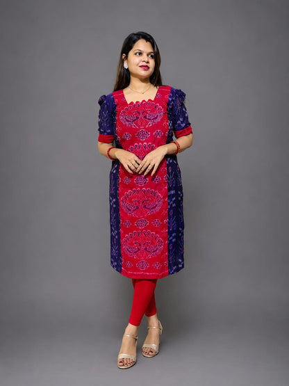 Women’s Sambalpuri Cotton Kurti – Elegant Ethnic Wear